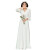 戴丽格法式轻婚纱24新款新娘气质领证小白裙礼服日常小个子森系出门纱 白色 拉链(衣长128) XS
