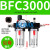 尺寸油水分离器二联件BFC2000/3000/4000/BFR4000/BL BFC3000铁壳配公母接头