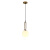 星期十 北欧风金色玻璃球小吊灯创意个性灯具款式二/15CM+暖光定制