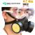 IGIFTFIRE防毒面具口罩活性炭面罩喷漆化工半面具放毒气甲醛带阀NP306半面 NP306面具+RC203滤盒2个