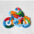 全光辰（quanguangchen）儿童木质拼图玩具积木26英文字母数字双面认知宝宝动物拼抓板 剑龙异形拼图双面字母