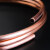 适用T2紫铜盘管空心紫铜管软态空调铜管专用散热圆管铜毛细铜管加 需要1米的联系客服