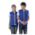 三茂志愿者马甲高端加厚定制印logo反光订制工作服棉款马甲宝蓝色