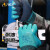 星宇（XINGYU）A328 丁腈胶磨砂防滑耐油手套 半浸工艺防水耐磨劳保手套 蓝色1包（12双） L