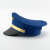 安巧象飞行员帽子大帽檐可定制logo表演机长帽军帽 黑色 均码 