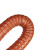 欧仓 耐高温红色硅胶排风抽烟通风管伸缩钢丝软管防火抽风管 内径127mm/4米(5英寸) 单位：卷