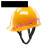 千惠侬SR玻璃钢安全帽 真FRP材质耐高温耐腐蚀领导头盔工地施工 蓝色