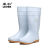 莱尔雨鞋靴白色加厚高筒男女防滑耐油耐酸碱厂工作防水靴 莱尔白色靴 37