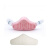 防尘鼻罩防花粉防灰尘防喷溅易呼吸防油烟电焊面罩主体可清洗 粉色鼻罩+50片滤棉