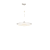 VVS现代奶油风餐厅灯极简约北欧饭桌灯中山2024网红新款餐桌吊灯 白色 直径50cm高100cm 三色变光