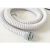 白色加厚包塑金属软管穿线管蛇皮管电线保护套管波纹管1620253238 白色DN32 5米