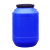 加厚化工桶塑料桶圆桶酵素桶25升50升密封储水桶带盖级发酵桶 30L蓝色特厚款 配内盖