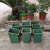 适用于户外环保内筒分类垃圾桶内胆桶塑料桶方形梯形铝塑复合材料 塑料梯形手提(39+24)X28X54cm