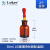30ml/60ml/125ml白滴瓶棕滴瓶英式滴瓶透明玻璃滴瓶附红胶帽 LG玻璃棕色滴瓶30ml（2个）