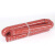红色高温风管耐300度硅胶硫化防火通风管玻璃纤维布伸缩钢丝软管 45mm 一根4米