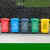 50L分类垃圾桶大号带轮带盖垃圾箱30升移动回收塑料定制 30L垃圾桶加厚带轮绿色;