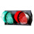 定制交通灯交通信号灯二单元300mm红绿灯停车场指示信号灯LED信号 1单元300MM红叉绿箭灯