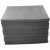 海斯迪克 HKC-194 实验室化学品吸附棉 工业吸油棉垫（100片) 灰色40cm*50cm*3mm 