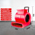 吹干机CB-900B商用大功率强力鼓风吹风机地面板酒店地毯厕所 CB-900E红【1000W带拉杆+滚轮+可叠放】