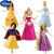 迪士尼（DISNEY）儿童女生日礼芭比娃娃套装白雪长发系列玩具物品学六一节12关节32 睡美人公主