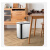 谋福 智能感应茶水桶 客厅卧室厨房茶渣桶 窄缝有盖自动电动(高贵银6升)