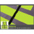 勒塔(LETA) 拉链式反光衣服背心 荧光黄绿色汽车交通安全警示马甲4条反光 环卫施工执勤骑行安全服LT-PPE878