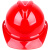 惠利得国标工地安全帽ABS加厚透气施工安全头盔领导加厚劳保防护帽 进口ABSV型红色