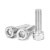 楷赫 螺丝 螺栓 304不锈钢圆柱头杯头内六角螺栓螺丝DIN912 M10*55（1个）
