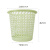 海斯迪克 HKL-6 商用塑料垃圾篓 简约时尚纸篓 镂空垃圾桶 颜色随机（10个）