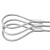 巨龙 钢丝绳索具 麻芯压制钢丝绳索具，φ13mm×1.5m（6×19），镀锌，交互捻，近似套长260
