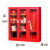 曦润 微型消防站消防柜消防器材全套装灭火箱展示建筑工地柜工具物资柜 红色 7人升级消防站