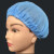 透气网帽男女通用工作帽工厂车间厨房防掉头发艾灸浴帽水洗夏 蓝色1个
