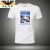 AEXP阿玛EA7XP尼旗下莫代尔短袖t恤男夏季新款大码修身圆领韩版潮流印 白色 8225白 M [90120斤]