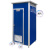苏识 移动厕所简易便厕旱厕户外卫生间洗手间  带台阶 1.1*1.1*2.3m 直排蹲厕 天蓝 单个 个 YD09