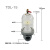 真空泵汽水过滤器 负压专用水分分离器真空泵前置进气口滤水除水 15 口径