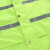 久匀 长款雨衣外套成人防暴雨反光雨衣 保安物业保洁救援巡逻 双条荧光绿长款+帽檐 XXXL码(180-185)