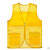 志愿者马甲反光马甲公益活动宣传透气网纱工作服广告背心logo定制 土黄色（无反光条款） M