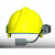 国泰兴达 BJ188红外热成像双镜头+危险气体采集消防4G智能头盔-可拆卸 黄色