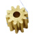 金属齿轮铜齿8至12齿2毫米轴紧凑型遥控车电机马达玩具小齿轮 8铜齿（1个）