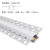 铝合金客厅线型铝槽LED无主灯线条线性灯 MCQLT51-白色盖-2m(配10 驱动120W 其它其它