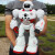 鲁咔贝卡智能机器人机械狗儿童玩具小孩婴儿编程早教玩具男孩女孩圣诞礼物 红色-遥控手势感应机器人-29CM