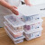 sungsa冰箱保鲜盒食品级冷冻盒收纳盒水果盒双开门大骨头冷藏冰柜储藏盒 九件套(2.6L+4.5L+ 5.5L ）*3