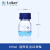蜀牛玻璃棕色透明蓝盖丝口试剂瓶高硼硅蓝盖瓶100/250/500/1000ml 透明100ml