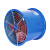 工业排风扇排气换气管道式轴流抽风机强力220v380v大功率厨房商用 岗位SF540.75KW