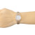 西铁城（CITIZEN）手表 光动能时尚镶钻螺纹防水女士腕表 贝母盘EW1228-53D