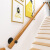 典享欧式楼梯扶手简约现代家用靠墙实木室内走廊阁楼幼儿园防滑木扶手 30CM两个固定点