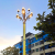 常字 Q10010 玉兰灯 市政道路灯户外灯路灯 景观广场灯 Q235钢材材质 黄色灯杆 10米高 780W LED光源 白光