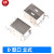 B型B母公USB插座插头插口方口方头打印机D型口母座Type-C接口mini D型口 立式
