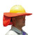 梅思安（MSA）户外施工遮阳大檐帽10160598 配V-Gard系列安全帽使用 内径长24cm宽19cm