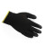 霍尼韦尔（Honeywell）WE211G2CN劳保手套PU涂层涤纶工作手套 黑色8码 10副/包